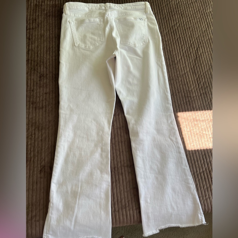 Joe's Jeans White Flare Denim